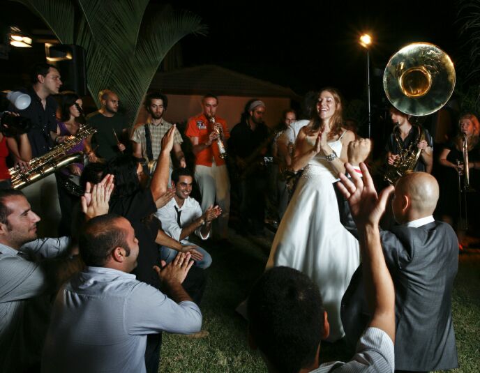 Filmmaker Laura Bialis included scenes from her Sderot wedding in Rock in the Red Zone