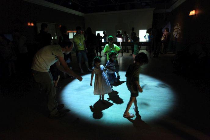 Games in Light and Shadow exhibition at Bloomfield. Photo by Sasson Tiram 