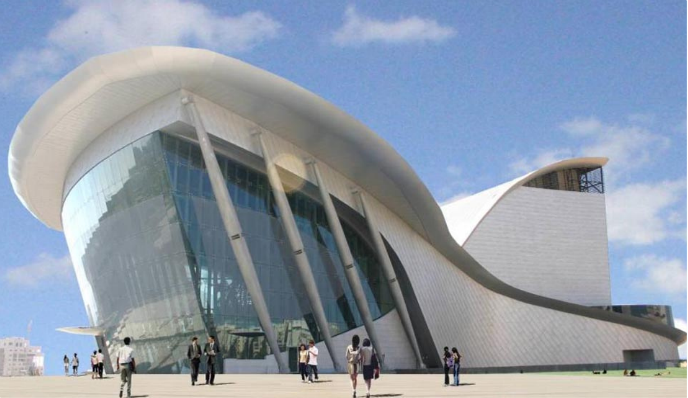 Ashdod Performing Arts Center was designed by Haim Dotan