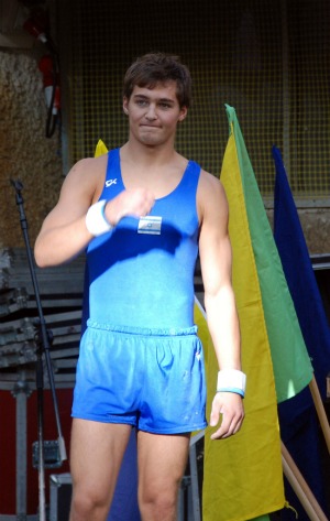 Will gymnast Alex Shatilov get a gold? Photo by Noa Cafri/Wikimedia Commons