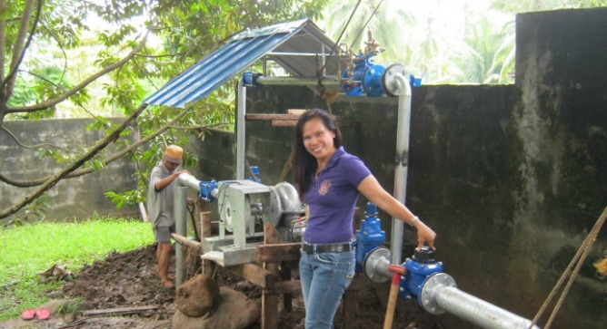 The Benkatina Turbine in use in the Philippines.