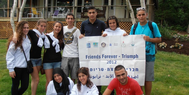 The 10th-graders from Haifa and Ein Mahel.