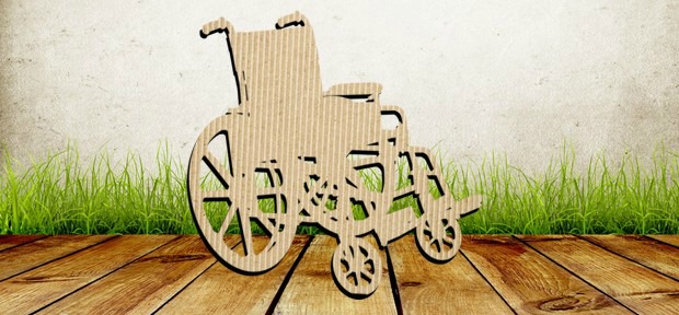 Cardboard wheelchair
