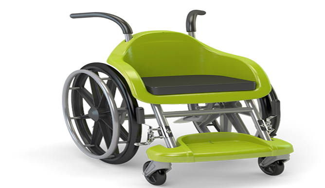Wheelchairs of Hope, meant especially for children, are meant to look like a fun toy. Photo: courtesy
