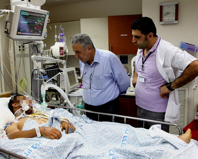 'Here, at the hospital we see who the real Israel is.'  - Dr. Al-Labwani (Ziv Medical Center)
