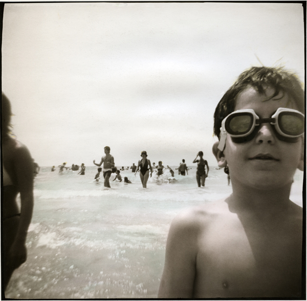 Bezalel-photo-dept-Fruma Markowtz, Boy With Goggles, 1983