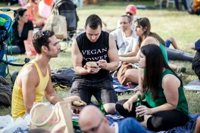 This picture was taken at the 2013 Vegan Fest.