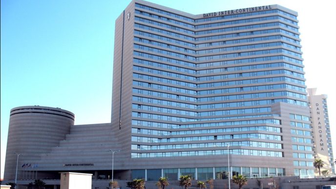 The David InterContinental is situated on Tel Aviv’s southern beachfront along with hotels such as the Dan Panorama.