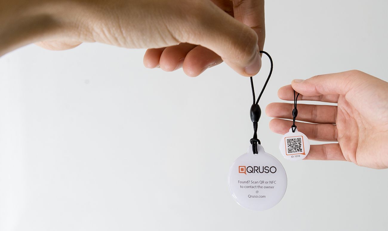 Smart ID tag for your pet. Photo courtesy of Qruso