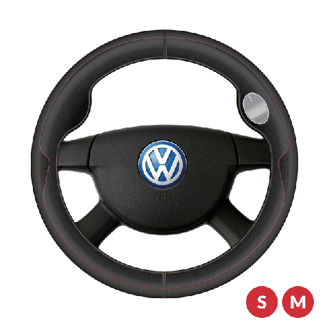 Radiomize’s cover can fit on any car’s steering wheel. Image courtesy