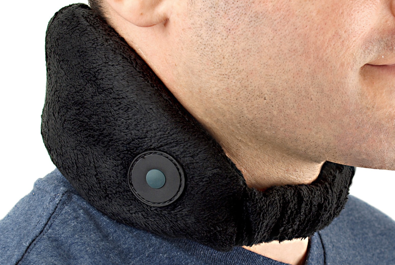MotionCure is worn like a neck pillow. Photo: courtesy