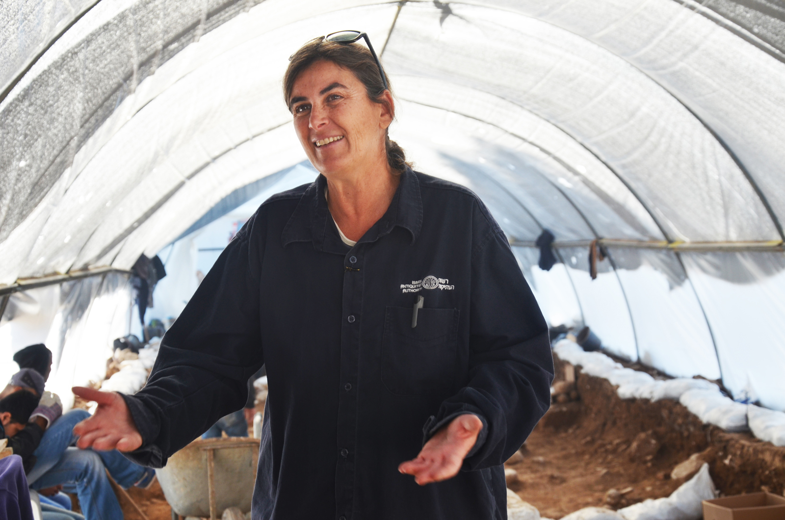 Dr. Rina Avner, excavation director on behalf of the Israel Antiquities Authority, in Jerusalem. Photo by Yoli Shwartz/Israel Antiquities Authority