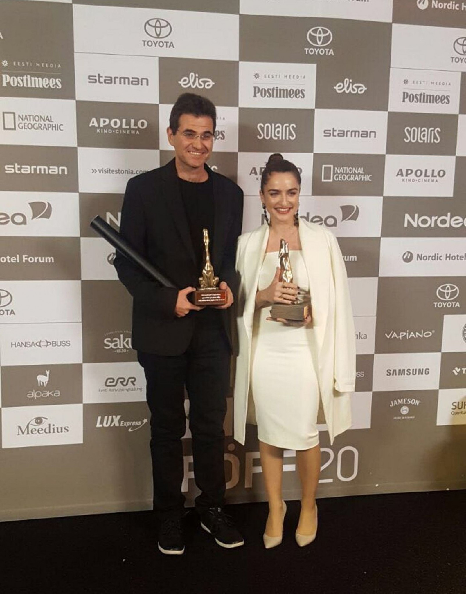 Israeli director Eitan Anner collected the Grand Prix at the 20th Tallinn Black Nights Film Festival and Ania Bukstein was awarded as the best actress. Photo courtesy