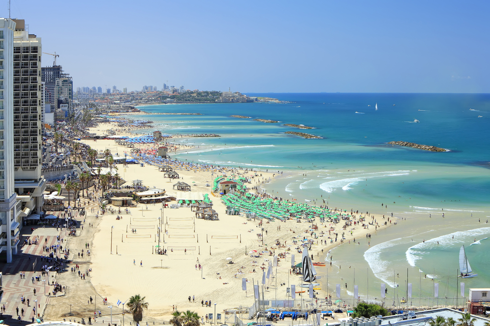 Tel Aviv beach in all its glory. Photo by shutterstock.com