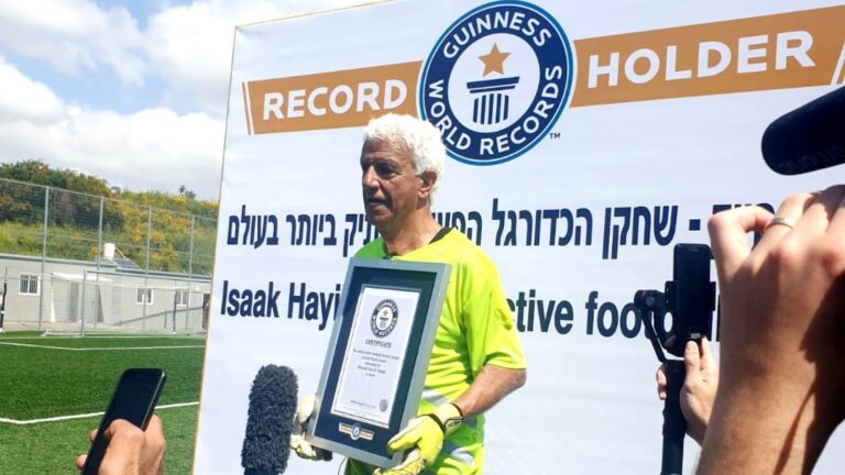 Isaak Hayik 73 Crowned Worlds Oldest Soccer Player