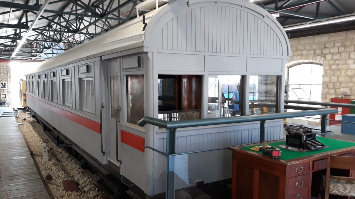 Ben Gurion S Historic Train Car Back Ontrack Israel21c