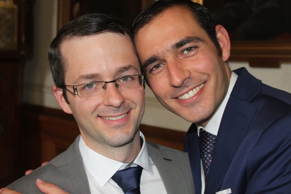 Israel's LGBTQ community celebrates equality in surrogacy Uri Erman and Daniel Jonas