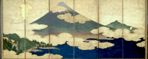 Mount Fuji painting